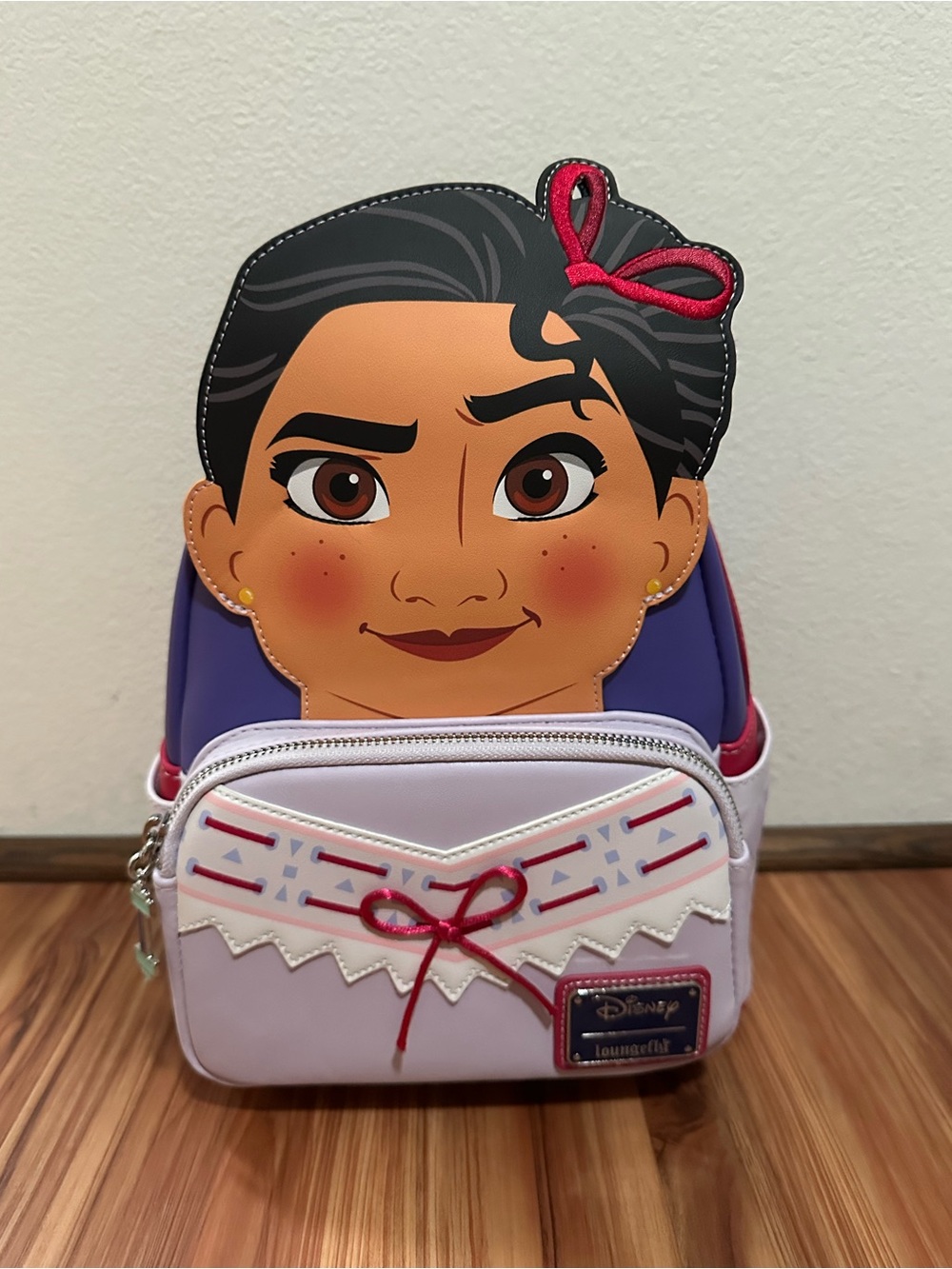 NWT Loungefly Disney Encanto Luisa Lavender Mini Backpack